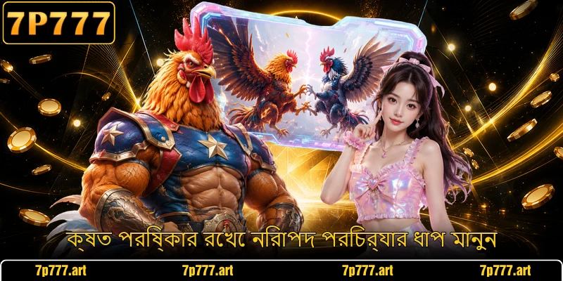 ক্ষত পরিষ্কার রেখে নিরাপদ পরিচর্যার ধাপ মানুন