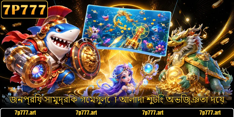 জনপ্রিয় সামুদ্রিক গেমগুলো আলাদা শুটিং অভিজ্ঞতা দেয়