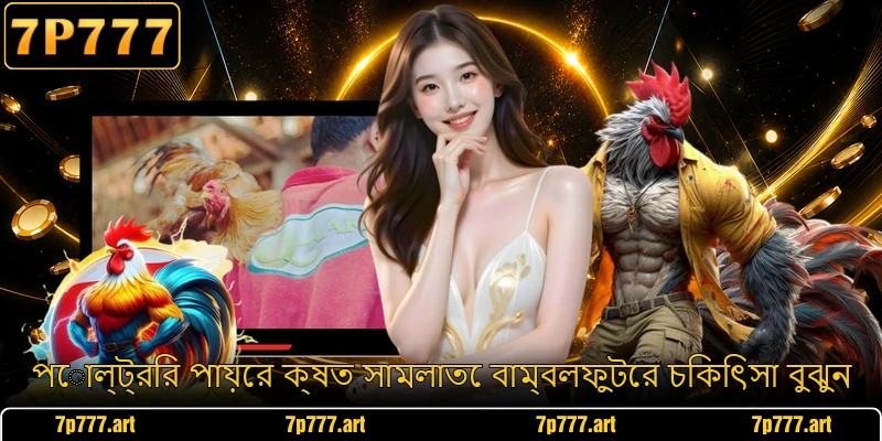 পোল্ট্রির পায়ের ক্ষত সামলাতে বাম্বলফুটের চিকিৎসা বুঝুন