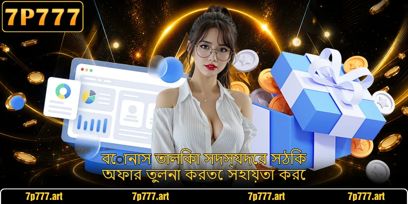 বোনাস তালিকা সদস্যদের সঠিক অফার তুলনা করতে সহায়তা করে বোনাস তালিকা সদস্যদের সঠিক অফার তুলনা করতে সহায়তা করে