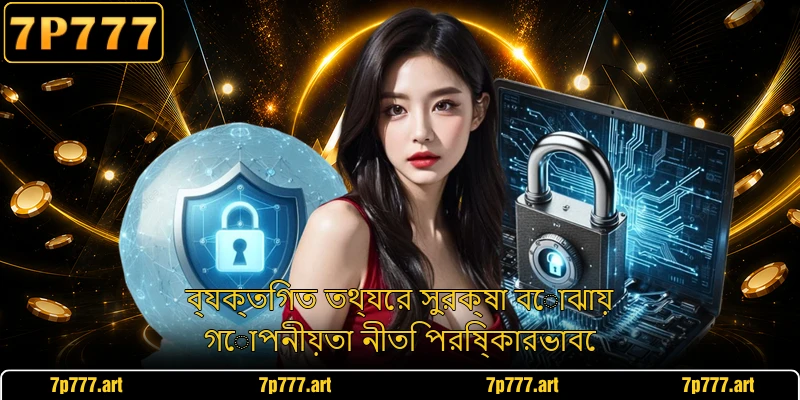 ব্যক্তিগত তথ্যের সুরক্ষা বোঝায় গোপনীয়তা নীতি পরিষ্কারভাবে