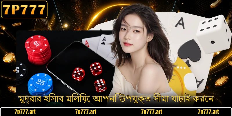 মুদ্রার হিসাব মিলিয়ে আপনি উপযুক্ত সীমা যাচাই করেন