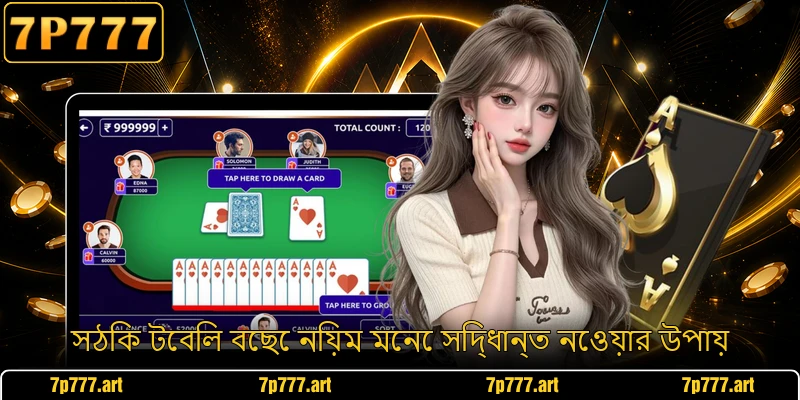 সঠিক টেবিল বেছে নিয়ম মেনে সিদ্ধান্ত নেওয়ার উপায়